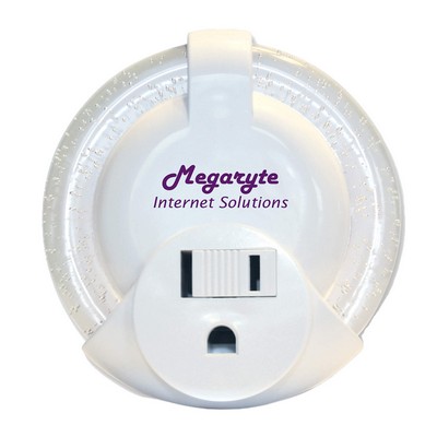 LED Sparkle Night Light with Outlet